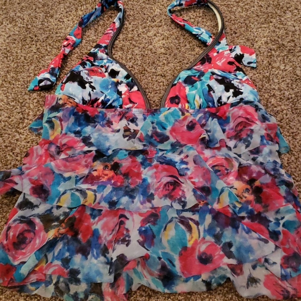 Sheer tankini
